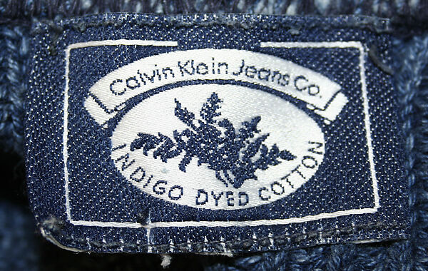 Sweater, Calvin Klein, Inc. (American, founded 1968), cotton, American