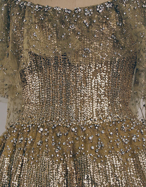 Ball gown, House of Dior (French, founded 1946), synthetic fiber, French