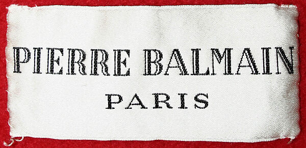 Coat, House of Balmain (French, founded 1945), wool, French