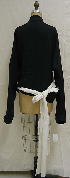 Shirt, Yohji Yamamoto (Japanese, born Tokyo, 1943), linen, Japanese