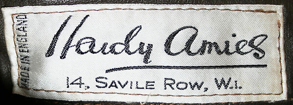 Trousers, Hardy Amies (British, 1909–2003), leather, British