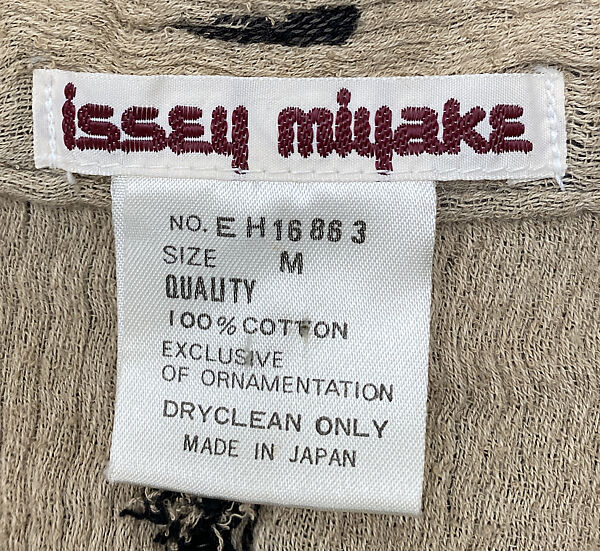Issey Miyake - Ensemble - Japanese - The Metropolitan Museum of Art