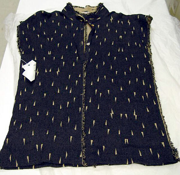 Ensemble, Issey Miyake (Japanese, 1938–2022), cotton, wool, leather, acrylic, polyester, Japanese