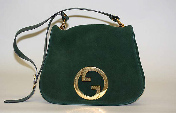 Purse, Gucci (Italian, founded 1921), leather, brass, Italian 