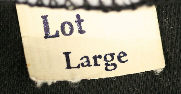 T-shirt, cotton, probably American