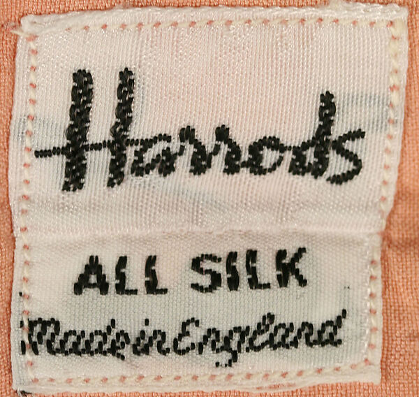 Pajamas, Harrods, Ltd. (British, founded London, 1834), silk, British