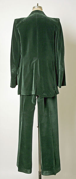 Suit, silk, American or European