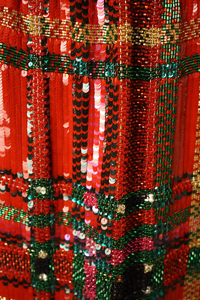 Evening ensemble, Oscar de la Renta, LLC. (American, founded 1965), silk, plastic, American