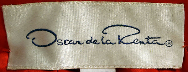 Evening ensemble, Oscar de la Renta, LLC. (American, founded 1965), silk, plastic, American