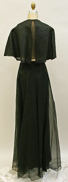 Evening ensemble, Madame Grès (Germaine Émilie Krebs) (French, Paris 1903–1993 Var region), silk, French