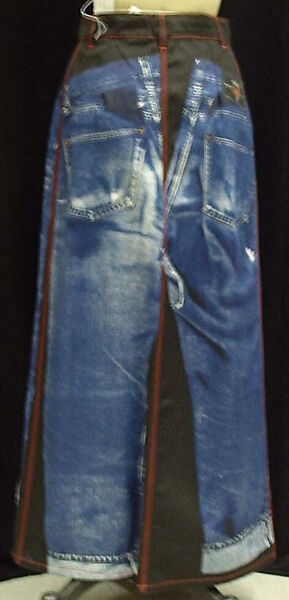 Skirt, Jean Paul Gaultier (French, born 1952), cotton, synthetic fiber, metal, French