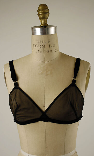 Brassiere, Rudi Gernreich (American (born Austria), Vienna 1922–1985 Los Angeles, California), Nylon, American 