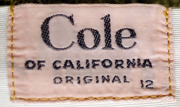 Maillot, Cole of California (American, founded 1923), synthetic fiber, American