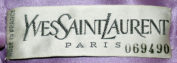 Evening ensemble, Yves Saint Laurent (French, founded 1961), silk, French