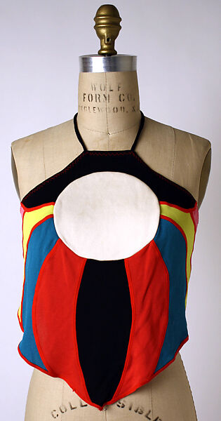 Halter, Stephen Burrows (American, born 1943), rayon, synthetic fiber, American 