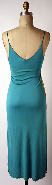 Dress, Attributed to Stephen Burrows (American, born 1943), rayon, synthetic fiber, American