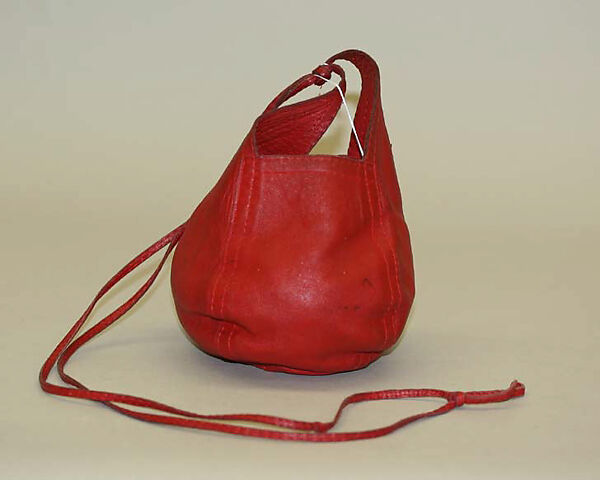 Purse, Attributed to Stephen Burrows (American, born 1943), leather, American 