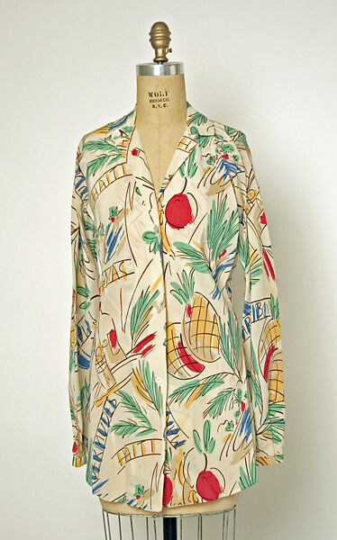 Ensemble, Halston (American, Des Moines, Iowa 1932–1990 San Francisco, California), silk, American