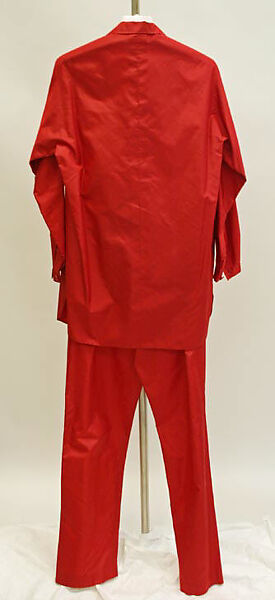 Lounging pajamas, Halston (American, Des Moines, Iowa 1932–1990 San Francisco, California), silk, American