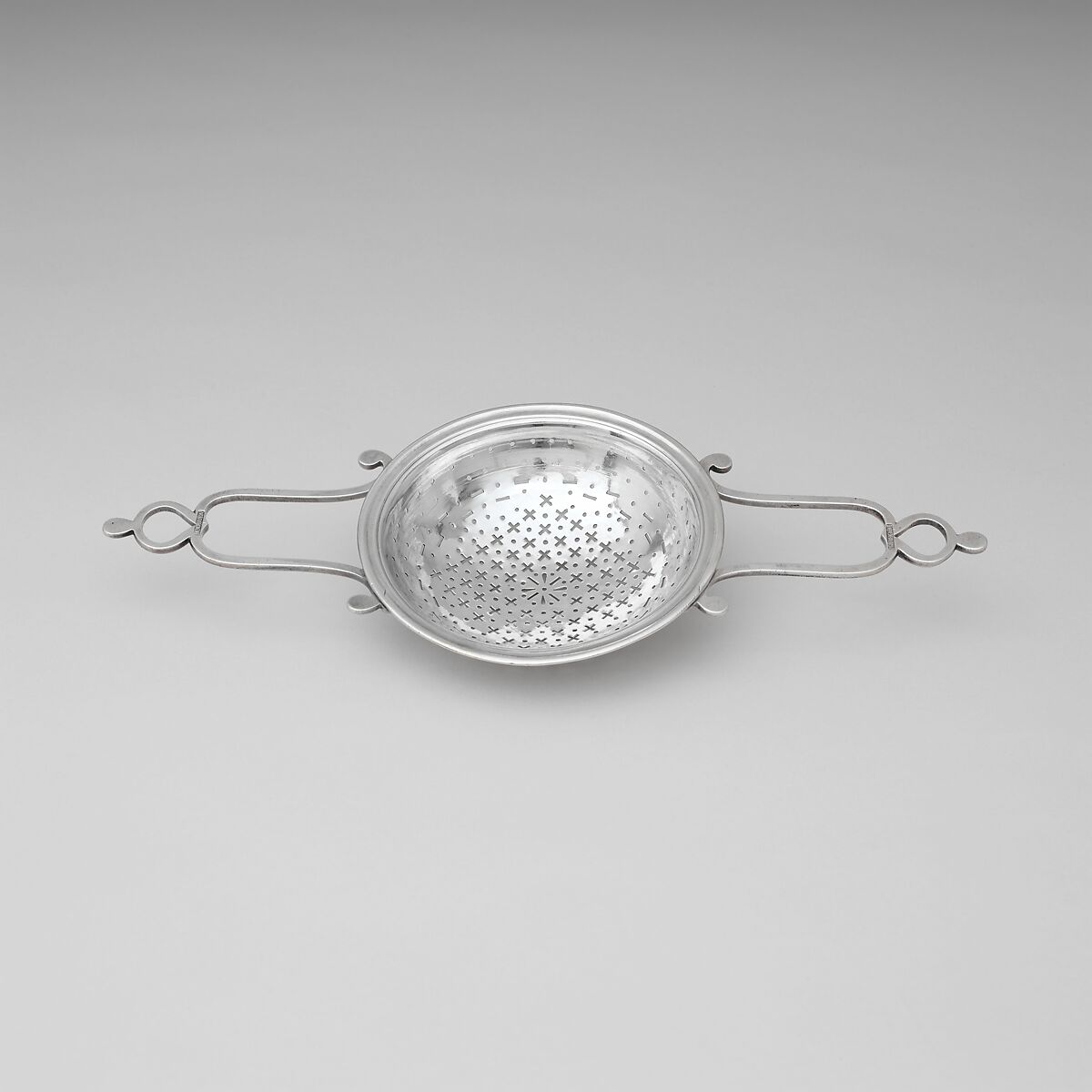 Strainer, John Coburn (1724–1803), Silver, American 