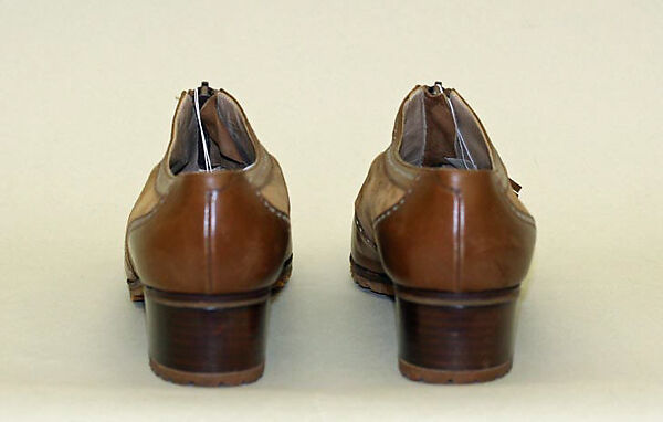 Loafers, Helene Arpels (American), leather, suede, American