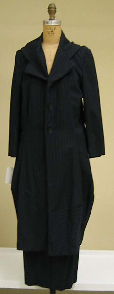 Suit, Comme des Garçons (Japanese, founded 1969), wool, Japanese