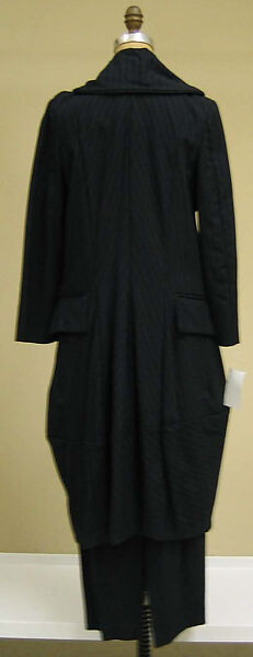 Suit, Comme des Garçons (Japanese, founded 1969), wool, Japanese