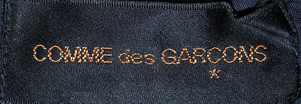 Suit, Comme des Garçons (Japanese, founded 1969), wool, Japanese