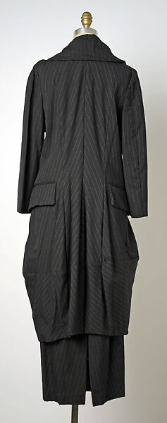 Suit, Comme des Garçons (Japanese, founded 1969), wool, Japanese