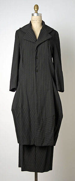 Suit, Comme des Garçons (Japanese, founded 1969), wool, Japanese 