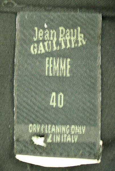 Skirt, Jean Paul Gaultier (French, born 1952), wool, French