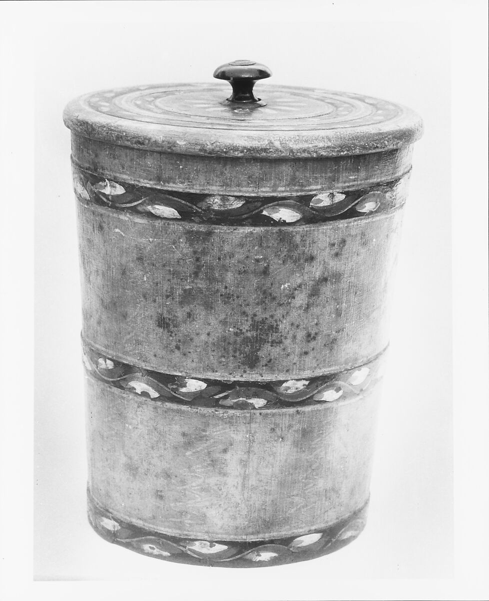 Sugar Barrel, Joseph Long Lehn (1798–1892), Oak, American 