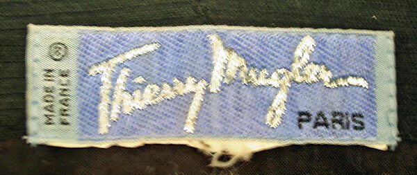 Dress, Mugler (French, founded 1974), cotton, French