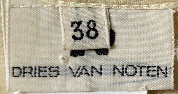 Ensemble, Dries Van Noten (Belgian, born 1958), a) silk 
b) rayon, Belgian