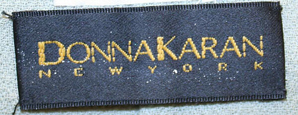 Ensemble, Donna Karan New York (American, founded 1985), (a, b) wool
(c) silk, American