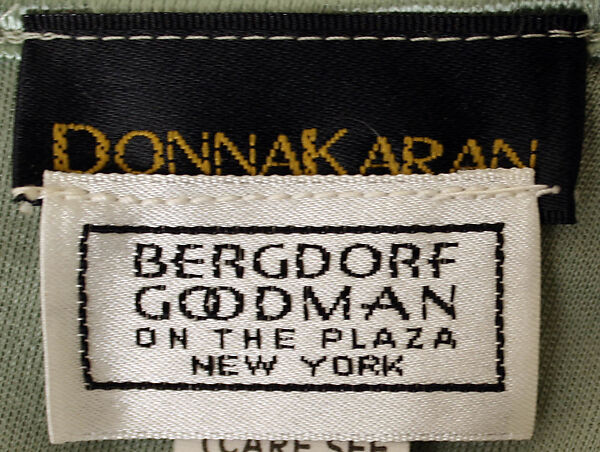 Ensemble, Donna Karan New York (American, founded 1985), (a, b) wool
(c) silk, American