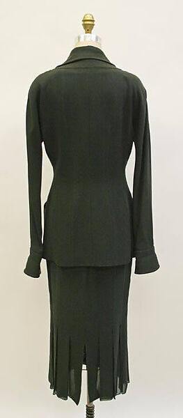 Ensemble, Karl Lagerfeld (French, founded 1984), (a, b, d) rayon
(c) silk, French