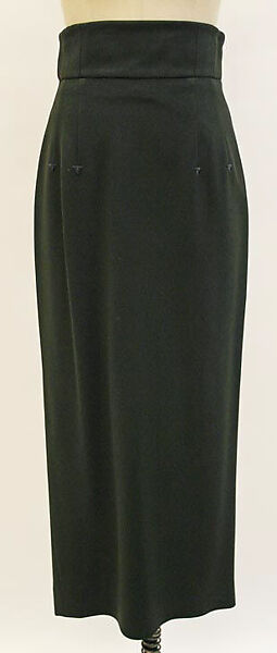 Ensemble, Karl Lagerfeld (French, founded 1984), (a, b, d) rayon
(c) silk, French