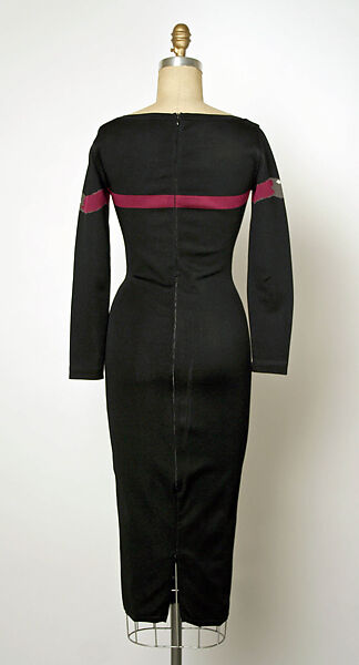 Dress, Azzedine Alaïa (French (born Tunisia), Tunis 1935–2017 Paris), Rayon, Nylon, Spandex, French