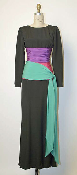 Evening dress, Yves Saint Laurent (French, founded 1961), silk, French 