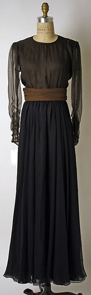 Evening dress, Yves Saint Laurent (French, founded 1961), silk, French
