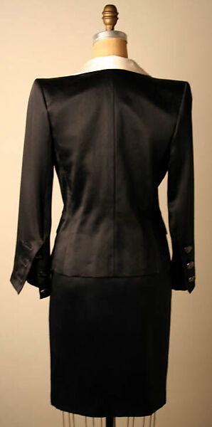 Evening suit, Yves Saint Laurent (French, founded 1961), silk, French