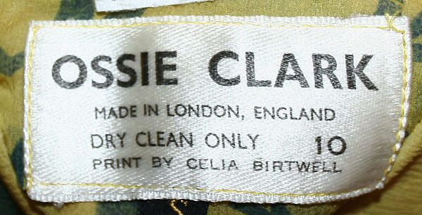 Shirt, Ossie Clark (British, Oswaldtwistle 1942–1996 London), synthetic fiber, British