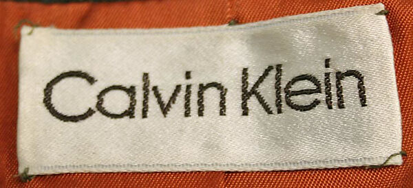 Suit, (a, b) Calvin Klein, Inc. (American, founded 1968), (a, b) wool
(c, d) leather, American