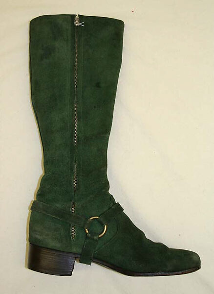 Boots, Serendipity 3 (American, opened 1954), leather, metal, American 