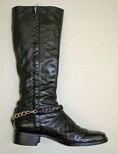 Boots, Serendipity 3 (American, opened 1954), leather, metal, American 