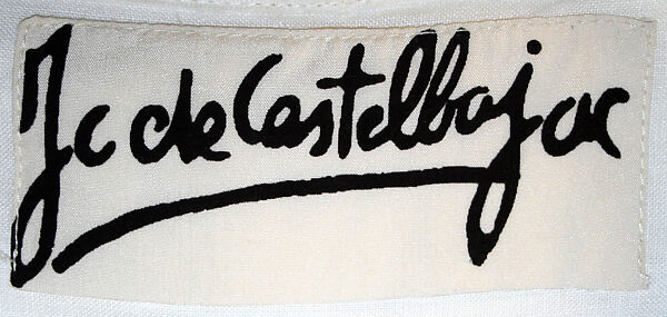 Dress, Jean-Charles de Castelbajac (French, born Casablanca, Morocco, 1949), linen, French