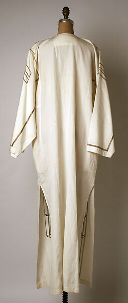 Dress, Jean-Charles de Castelbajac (French, born Casablanca, Morocco, 1949), linen, French