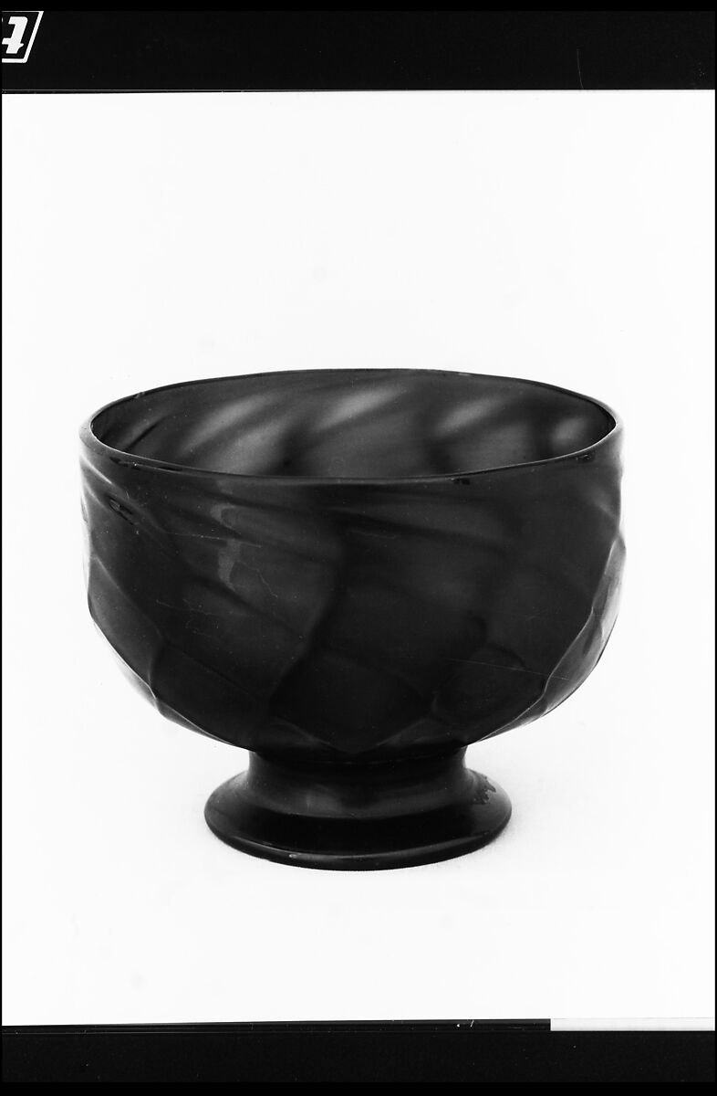 Sugar Bowl, Blown pattern-molded lead glass, American 