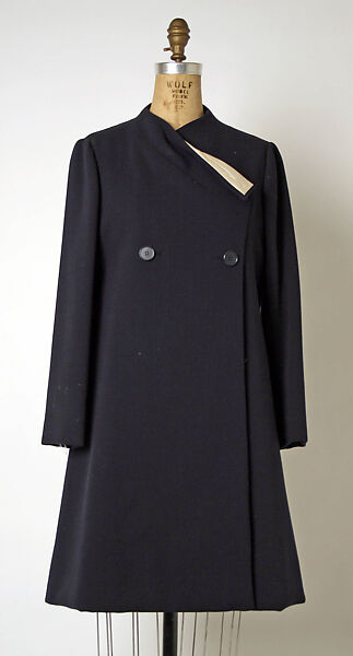 Coatdress, Geoffrey Beene (American, Haynesville, Louisiana 1927–2004 New York), wool, silk, American 